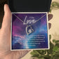 To My Love | Timeless Forever Love Necklace: Eternal Token of Endearment 💛💖⌛️
