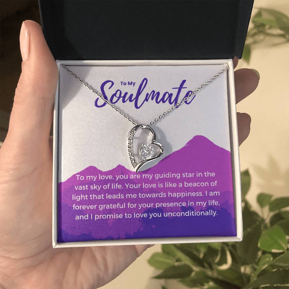 To My Soulmate | Eternal Connection Necklace: Forever Love Pendant for Her ⌛️💖🔗
