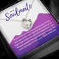 To My Soulmate | Eternal Connection Necklace: Forever Love Pendant for Her ⌛️💖🔗