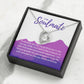 To My Soulmate | Eternal Connection Necklace: Forever Love Pendant for Her ⌛️💖🔗