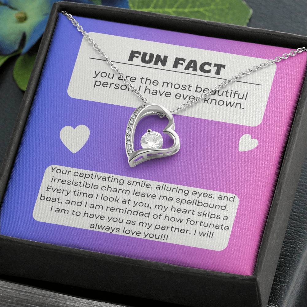Gleaming Forever Love Pendant Necklace: Mesmerizing Symbol of Eternal Love 💞🌟💎