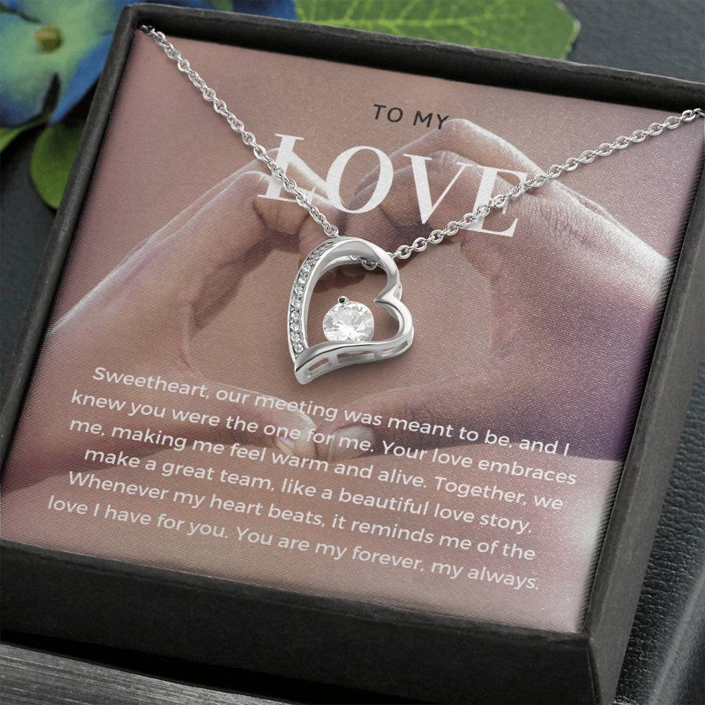 To My Love | Enchanted Affection Pendant Necklace: Captivating Love Keepsake 💞🌬️💖