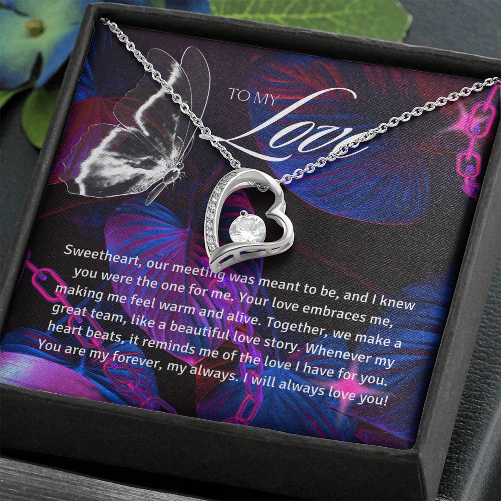 To My Love |  Infinite Devotion Pendant Necklace: Forever Love and Bond 💓🏮⛓️