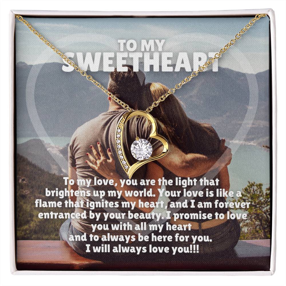 To My Sweetheart | Eternal Devotion Necklace: Timeless Expression of Forever Love 💕✨💎