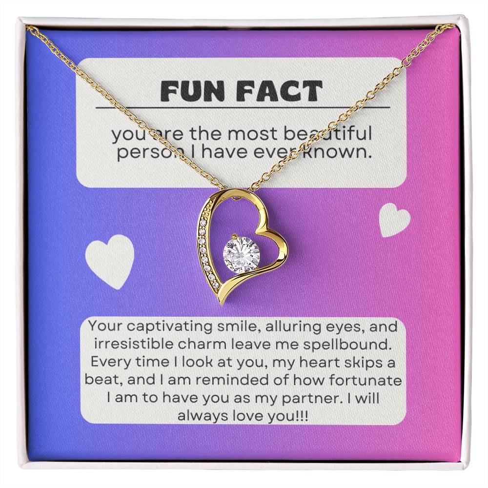 Gleaming Forever Love Pendant Necklace: Mesmerizing Symbol of Eternal Love 💞🌟💎