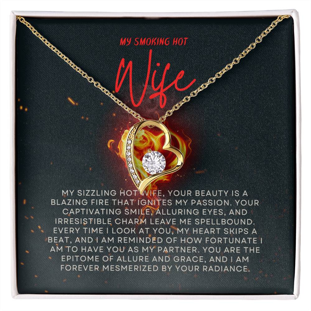To My Wife | Endless Flame Necklace 🔥💖⌛️