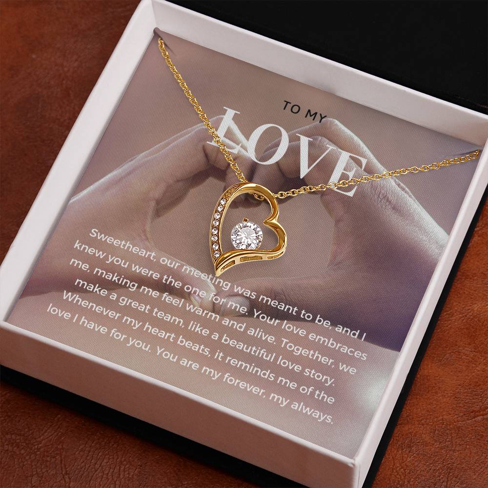 To My Love | Enchanted Affection Pendant Necklace: Captivating Love Keepsake 💞🌬️💖