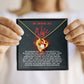 To My Wife | Enduring Devotion Pendant Necklace: Everlasting Love and Commitment 💖⌛️🔒