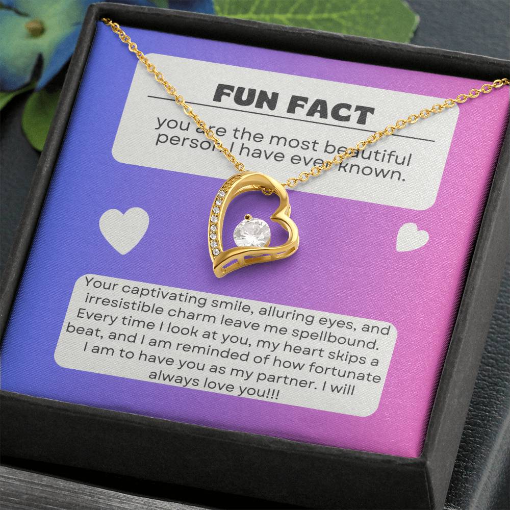 Gleaming Forever Love Pendant Necklace: Mesmerizing Symbol of Eternal Love 💞🌟💎